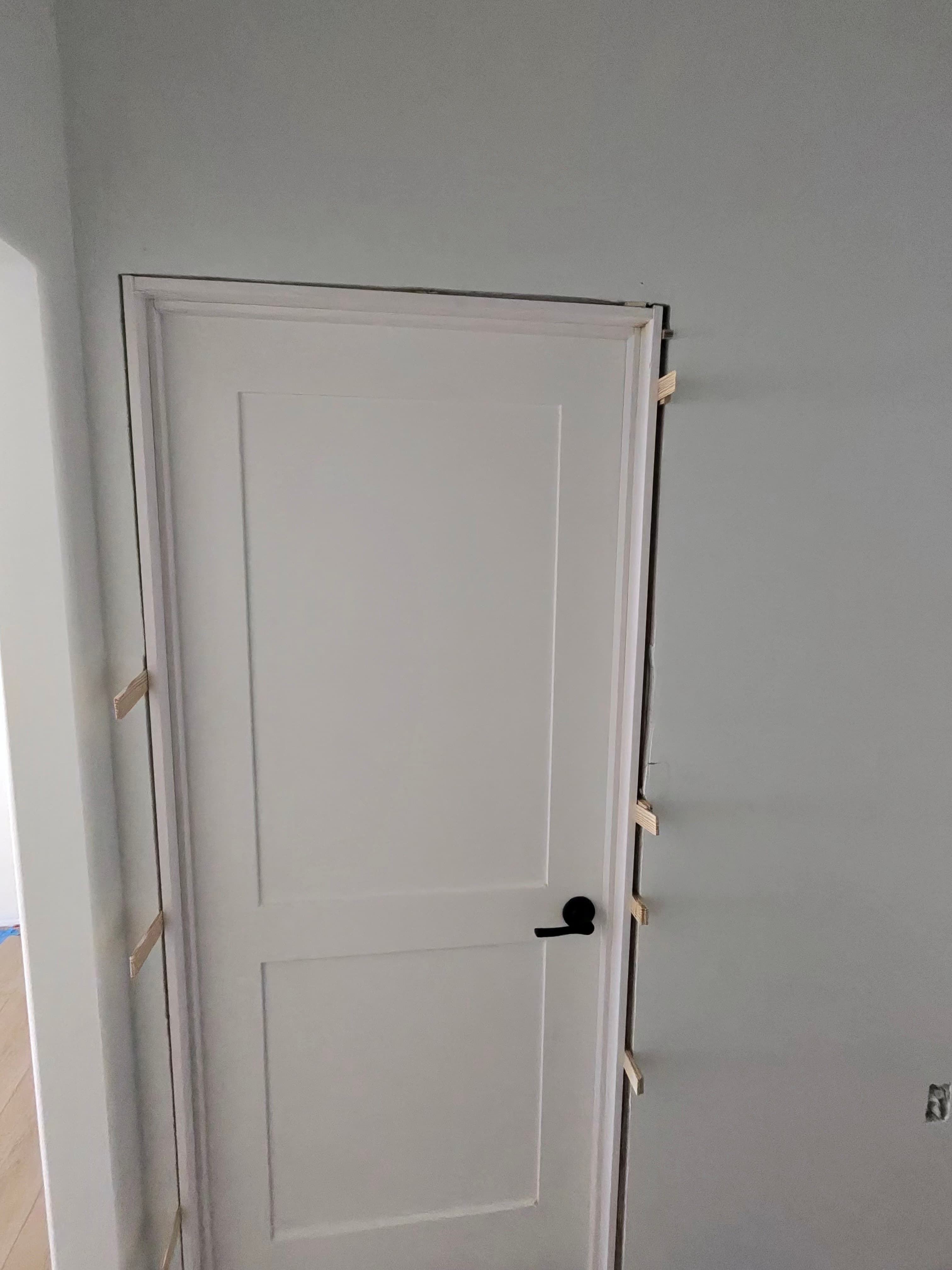 Door Installation example